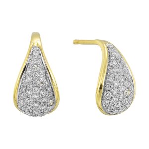 14Kt Yellow Gold Diamond 1/2Ctw Earring