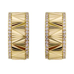 14Kt Yellow Gold Diamond 1/3Ctw Earring