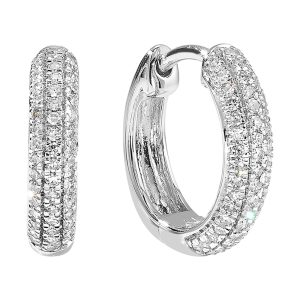 14Kt White Gold Diamond 1/4Ctw Earring