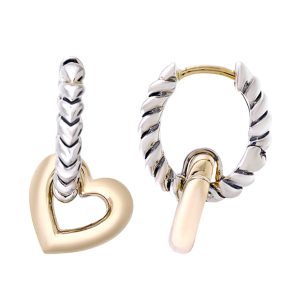 Gold Silver White Yellow Earring