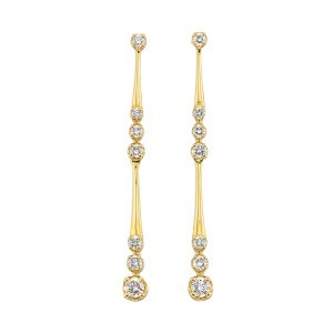 14Kt Yellow Gold Diamond 1/2Ctw Earring