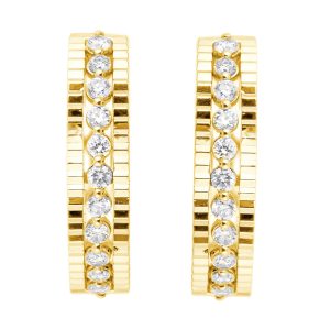 14Kt Yellow Gold Diamond 1/4Ctw Earring