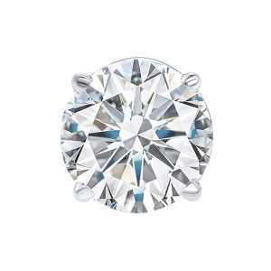 14Kt White Gold Diamond 1/2Ctw Single Earring