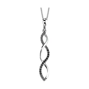 Silver Diamond 1/6Ctw Pendant