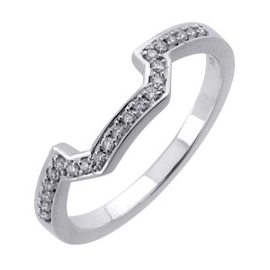14Kt White Gold Diamond 1/10Ctw Ring