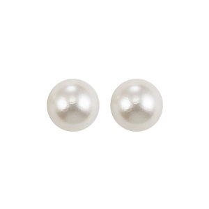 Silver Pearl Earring
