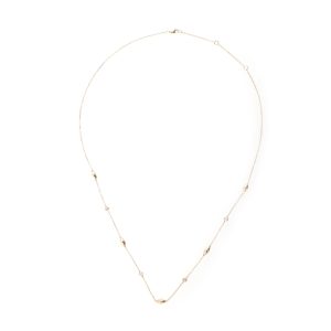 14Kt Yellow Gold Diamond 1/8CTW Necklace