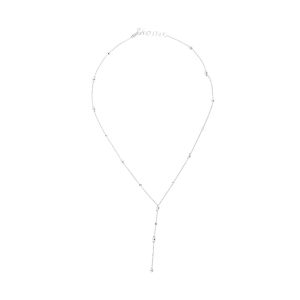 Silver Diamond 1/10Ctw Necklace
