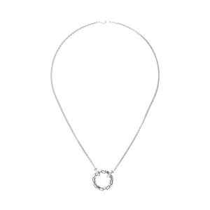 Silver Diamond 1/15Ctw Necklace