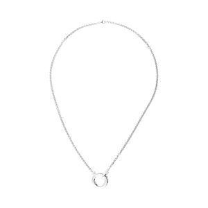 Silver Diamond 1/20Ctw Necklace