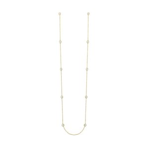 14Kt Yellow Gold Diamond 2Ctw Necklace