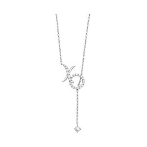 14Kt White Gold Diamond 1/4Ctw Necklace