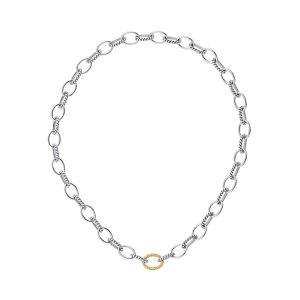 Gold Silver White Yellow Diamond 1/10Ctw Necklace