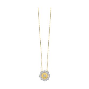 14Kt Yellow Gold Diamond 1/3Ctw Necklace