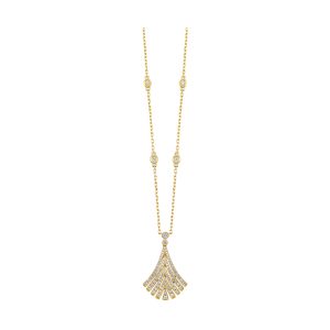 14Kt Yellow Gold Diamond 1/2Ctw Necklace