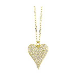 14Kt Yellow Gold Diamond 3/8Ctw Necklace