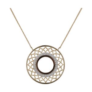 14Kt Yellow Gold Diamond 1/5Ctw Necklace