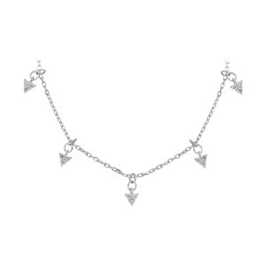 14Kt White Gold Diamond 1/3Ctw Necklace