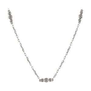 14Kt White Gold Diamond 1/3Ctw Necklace