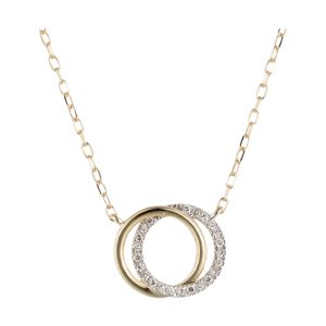 14Kt Yellow Gold Diamond 1/15Ctw Necklace