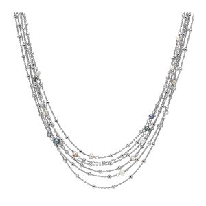 Silver Pearl Necklace