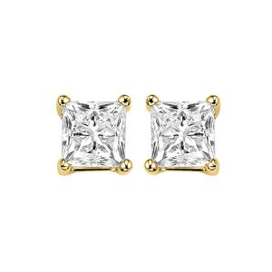 14Kt Yellow Gold Diamond 1 1/2Ctw Earring