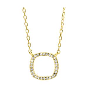 14Kt Yellow Gold Diamond 1/20Ctw Pendant