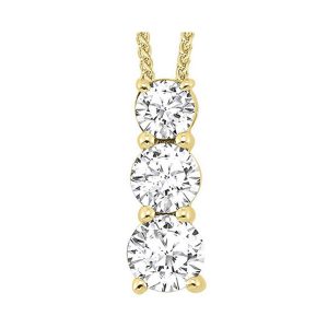 14Kt Yellow Gold Diamond 1/2Ctw Pendant