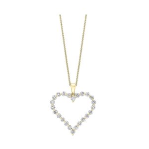 14Kt Yellow Gold Diamond 1Ctw Pendant