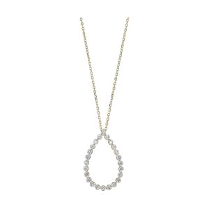 14Kt Yellow Gold Diamond 1/2Ctw Pendant