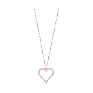 14Kt Rose Gold Diamond 1/4Ctw Pendant