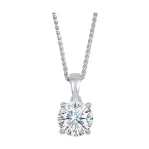 14Kt White Gold Diamond 3/4Ctw Pendant