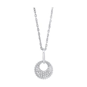 14Kt White Gold Diamond 1/20Ctw Pendant