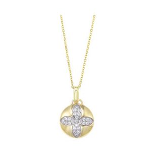 10Kt Yellow Gold Diamond 1/4Ctw Pendant
