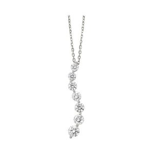 14Kt White Gold Diamond 1/2Ctw Pendant