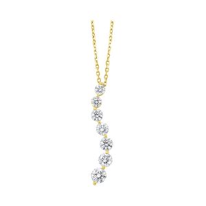 14Kt Yellow Gold Diamond 3/4Ctw Pendant