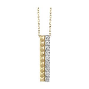 14Kt Yellow Gold Diamond 1/4Ctw Pendant