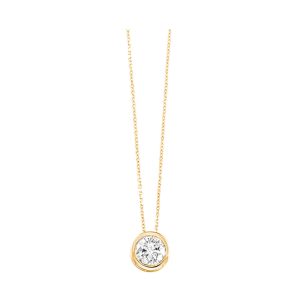 14Kt Yellow Gold Diamond 1/4Ctw Pendant