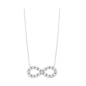 14Kt White Gold Diamond 1/7Ctw Pendant