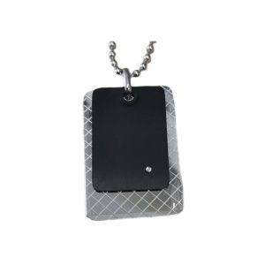 Steel White Pendant