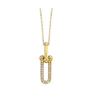 14Kt Yellow Gold Diamond 1/3Ctw Pendant