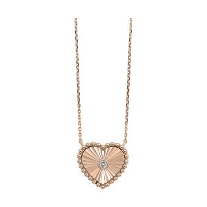 10Kt Rose Gold Diamond 1/50Ctw Pendant