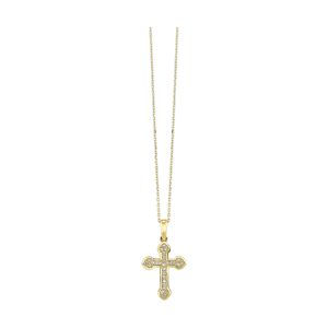 14Kt Yellow Gold Diamond 1/10Ctw Pendant