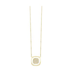 10Kt Yellow Gold Diamond 1/10Ctw Pendant