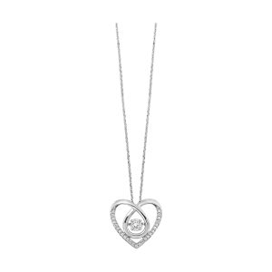 Silver Diamond 1/10Ctw Pendant