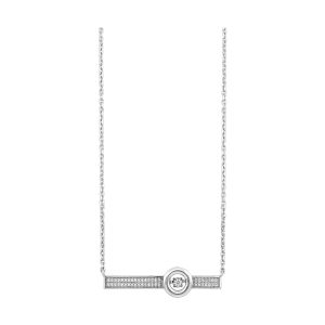 Silver Diamond 1/7Ctw Pendant