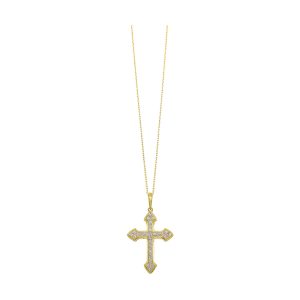 14Kt Yellow Gold Diamond 1/4Ctw Pendant