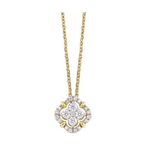 14Kt Yellow Gold Diamond 1/3Ctw Pendant