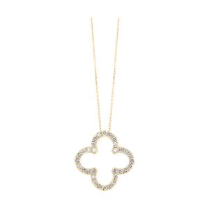 14Kt Yellow Gold Diamond 1/2Ctw Pendant