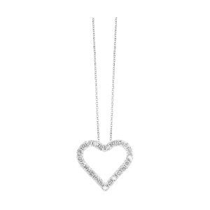 14Kt White Gold Diamond 1/4Ctw Pendant